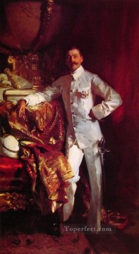 Sir Frank Swettenham John Singer Sargent Oil Paintings